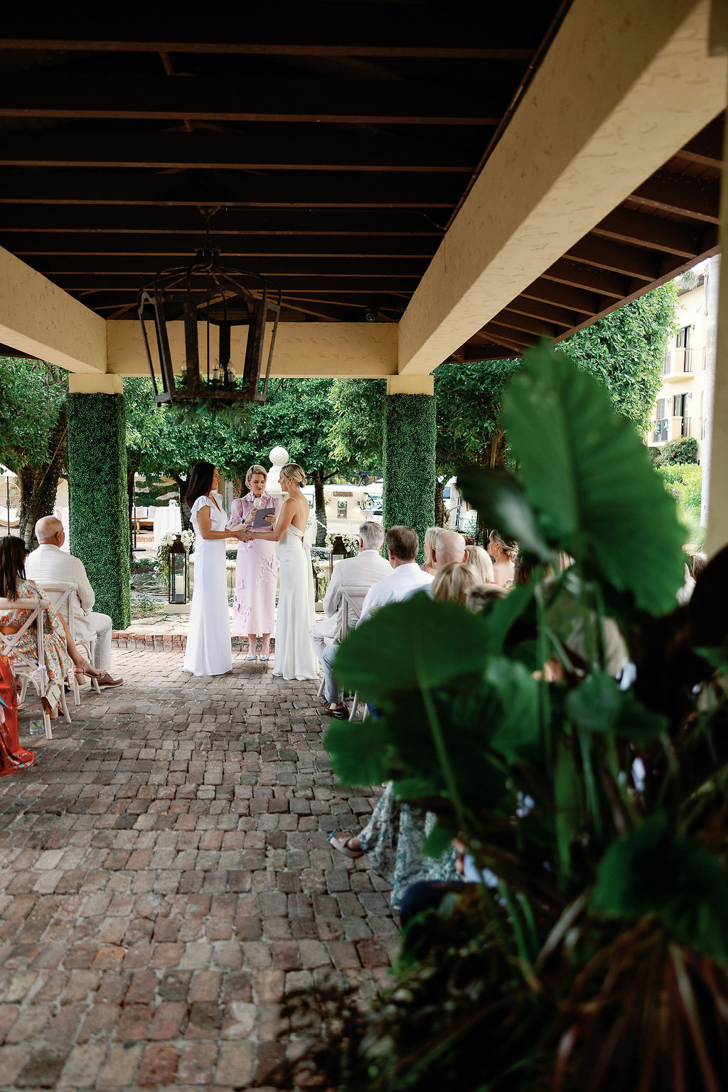 Wedding ceremony at the Escalante, one of the best Naples FL wedding venues.  