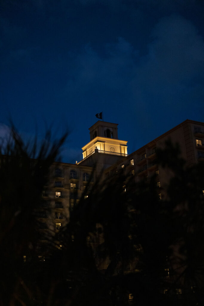 Nighttime photos of the Ritz Carlton in Naples, by Veronica Costa Photography
